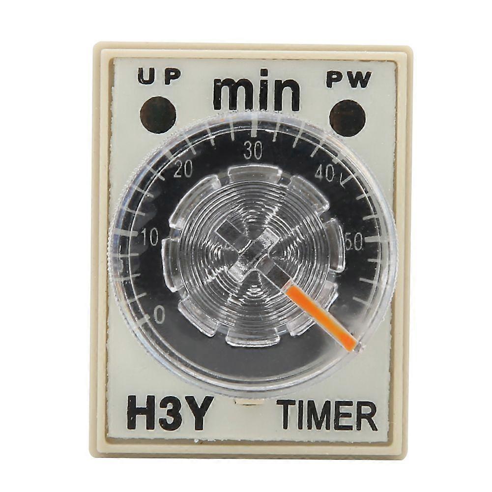 H3Y-2 Delay Timer 8 Pin Timer Relay 0~60 Minutes Dial Type 5A for Multiple Purpose <br>(24VDC )