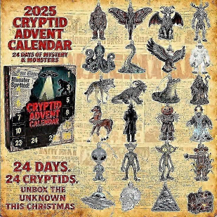 2025 Vánoční adventní kalendáře Dekorace Akryl Celý styl