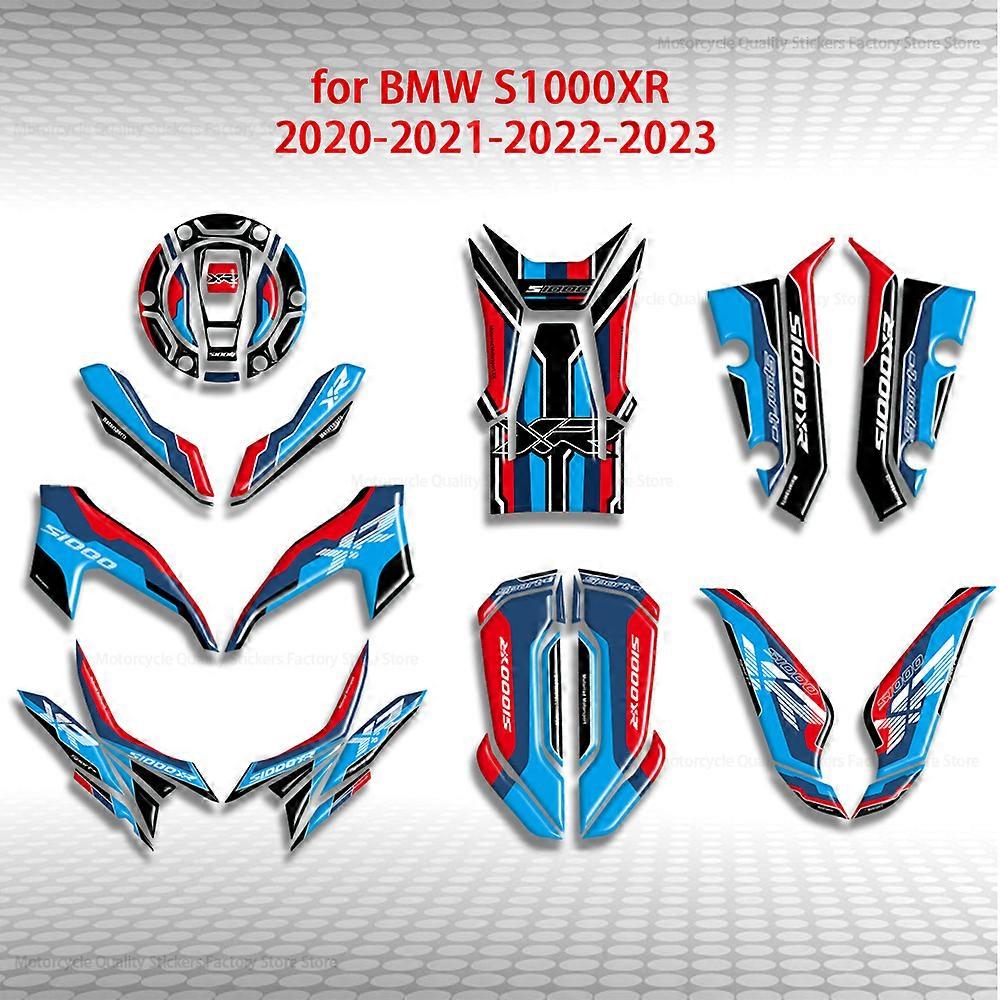 Applicable For BMW S1000XR S 1000 XR 2020 2021 2022 2023 Motorcycle 3D Gel Protection System Full Fairing Sticker Protection Kit