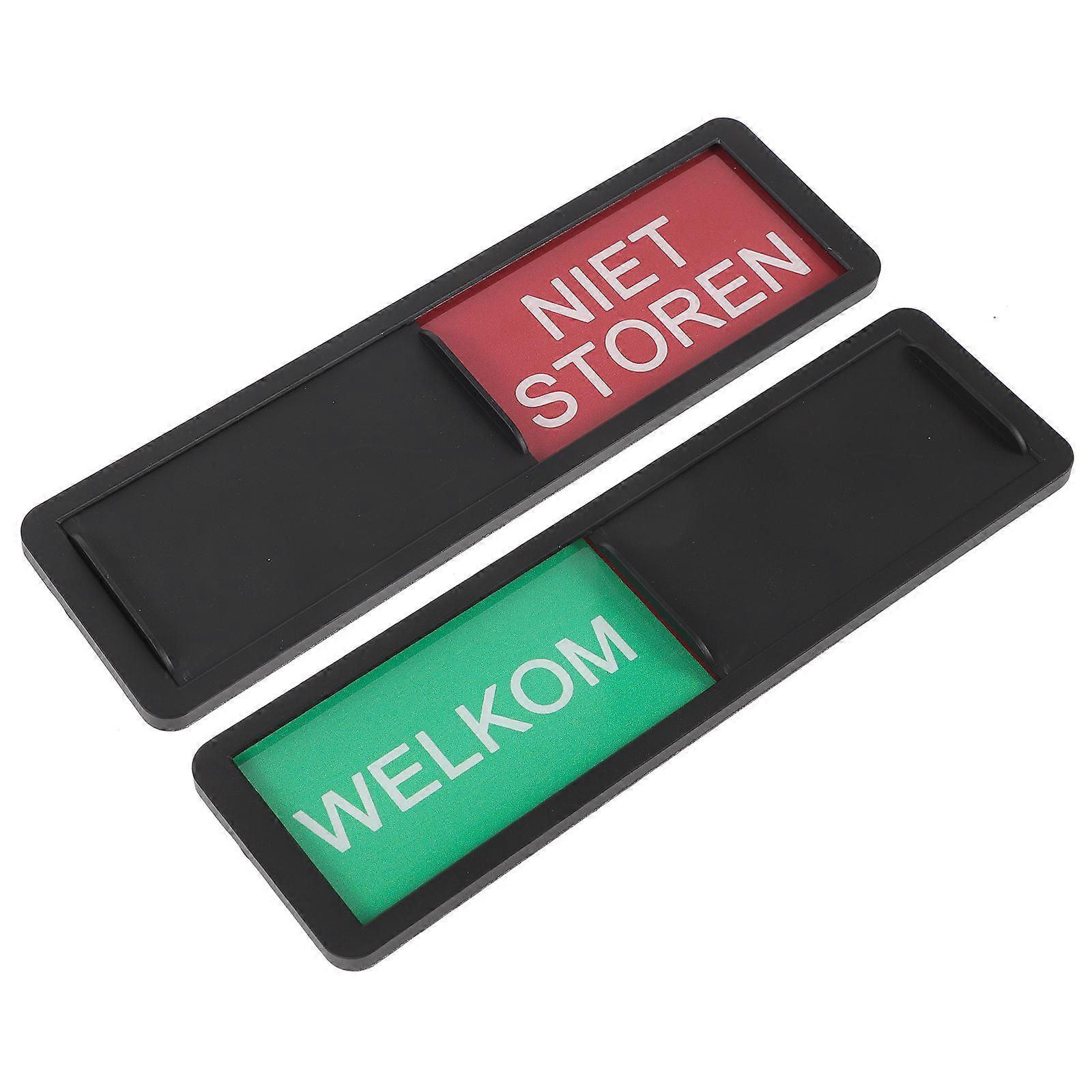 Privacy Do Not Disturb Sign Magnetic Door Slider 10Pcs for Conference