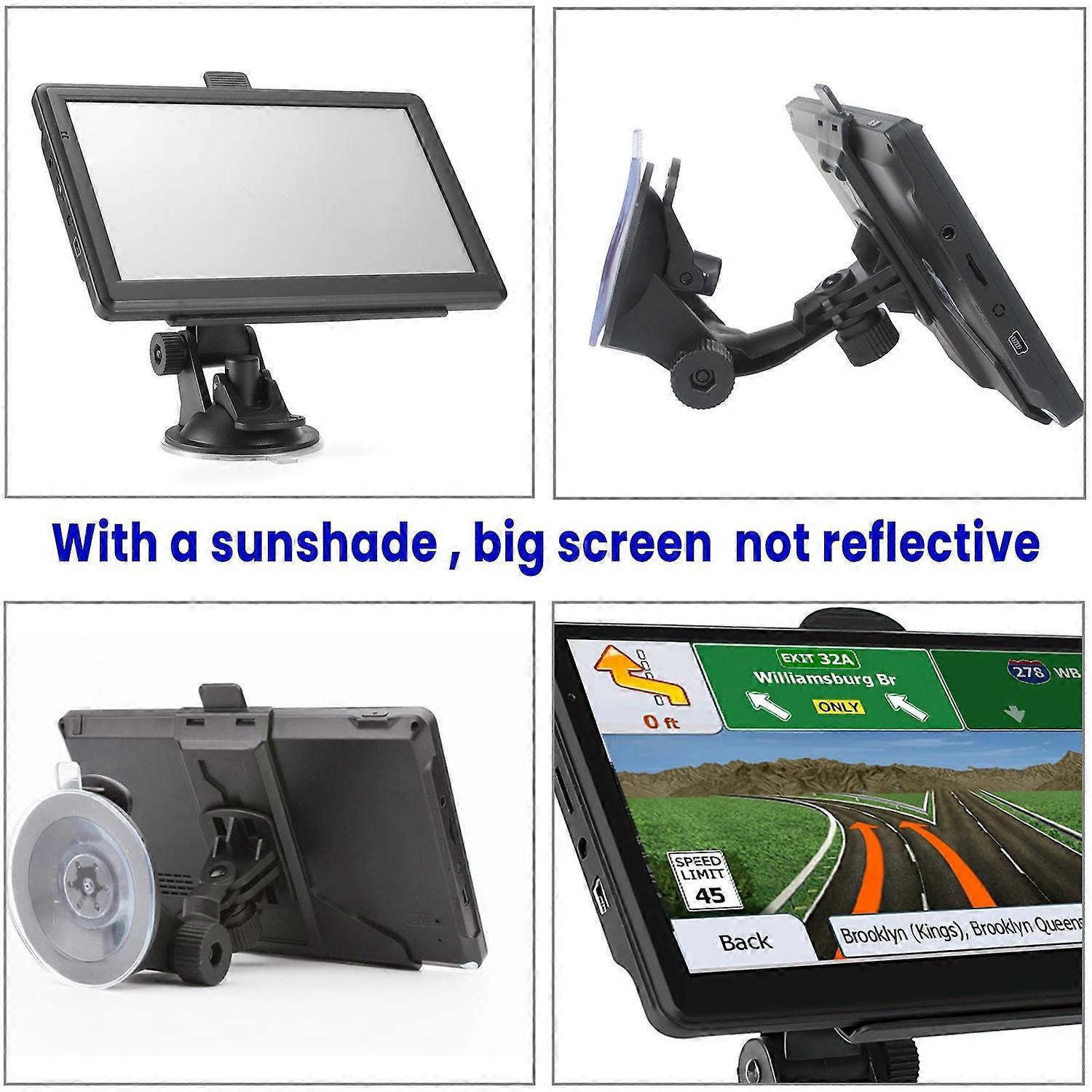 Navigation For Car, 7 Inch Touch Screen Car Navigation System , Voice Turn Direction Guidance, Suppo
