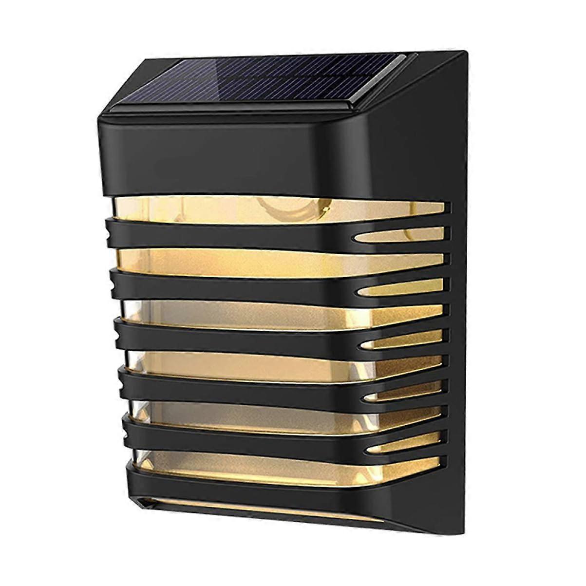 Solar Garden Light Outdoor Wall Lamp For Fence And Courtyard Landscape Use Energy Saving Design Solar Powered