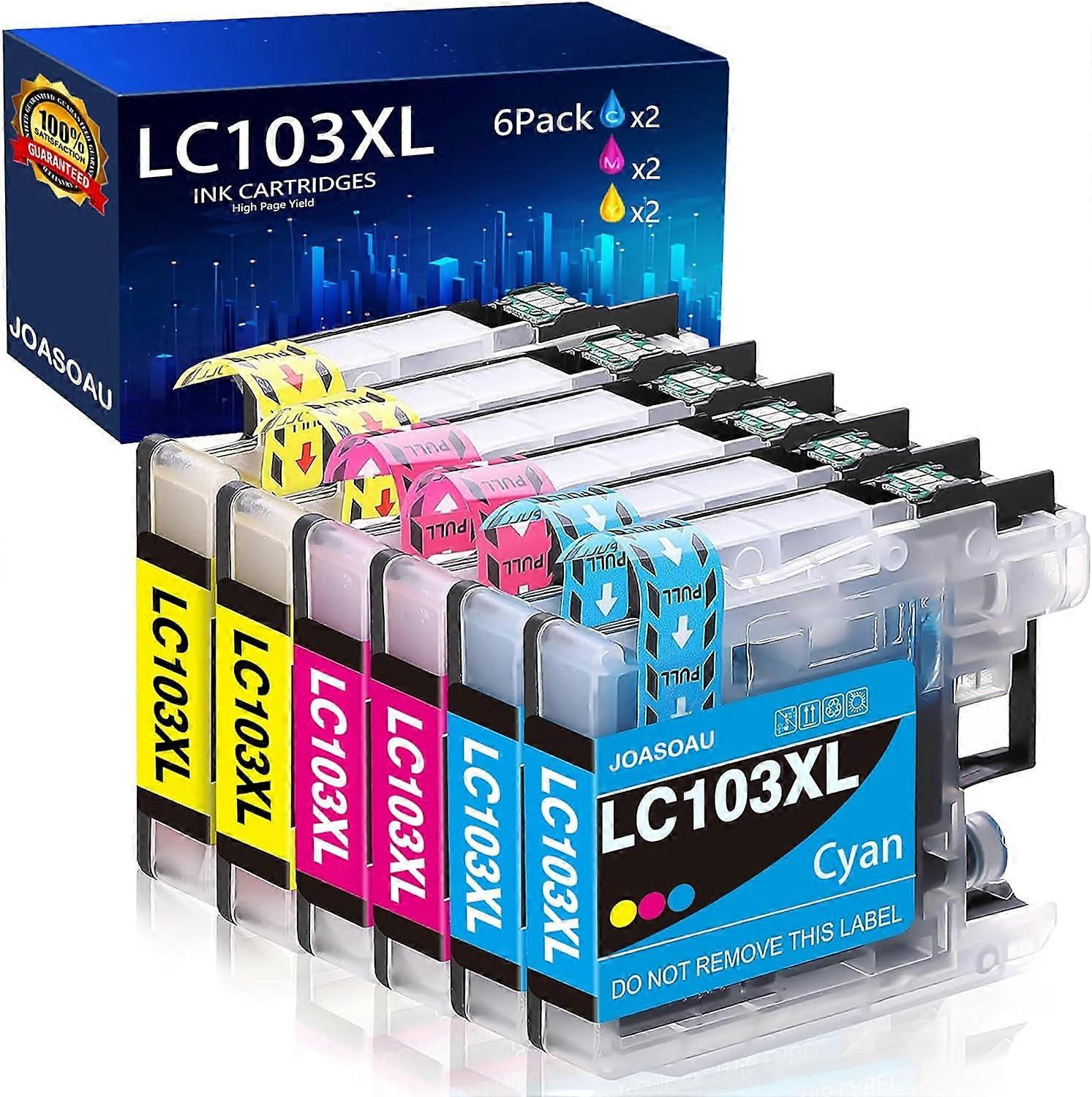 LC103 XL Compatible for Brother LC103 Ink Cartridges for Brother Printer Color LC101 LC103XL for MFC-J870DW MFC-J470DW