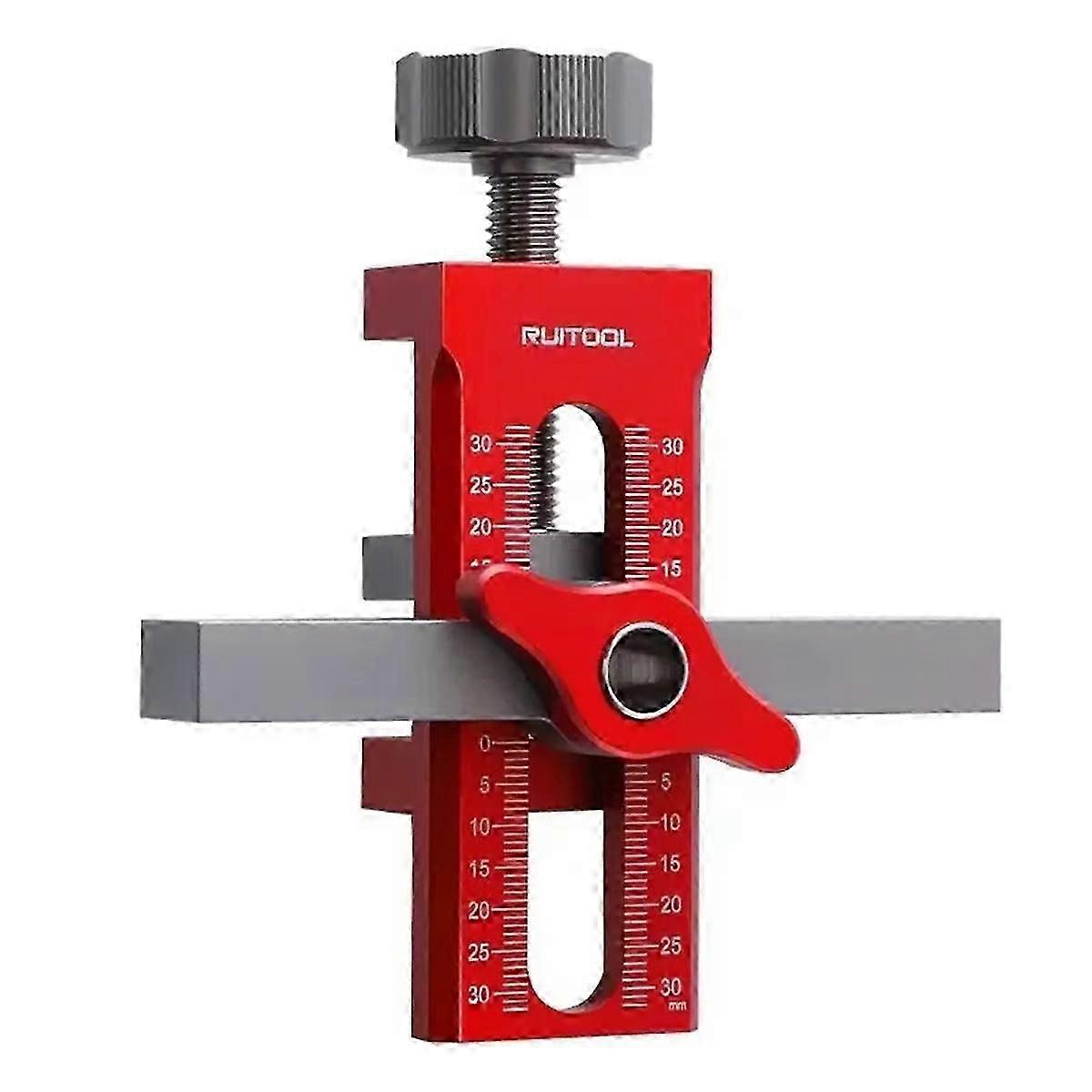 cabinet door hole opening tool adjustable mounting jig