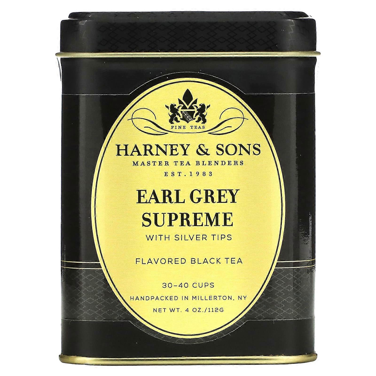 Black Tea, Earl Grey Supreme with Silver Tips, 4 oz (112 g)
