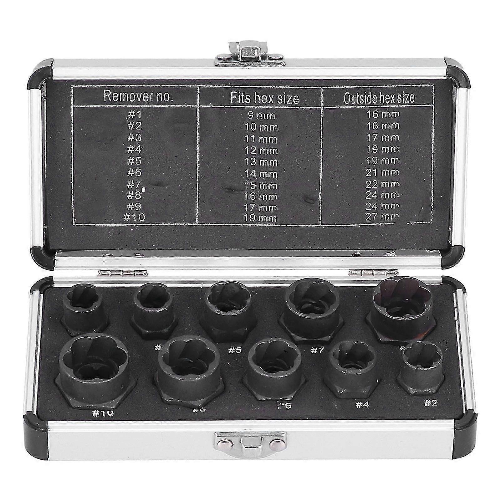 Nut Bolt Extractors Rusted Damaged Stripped Parts Socket Remover Extraction Tool SetHigh Style