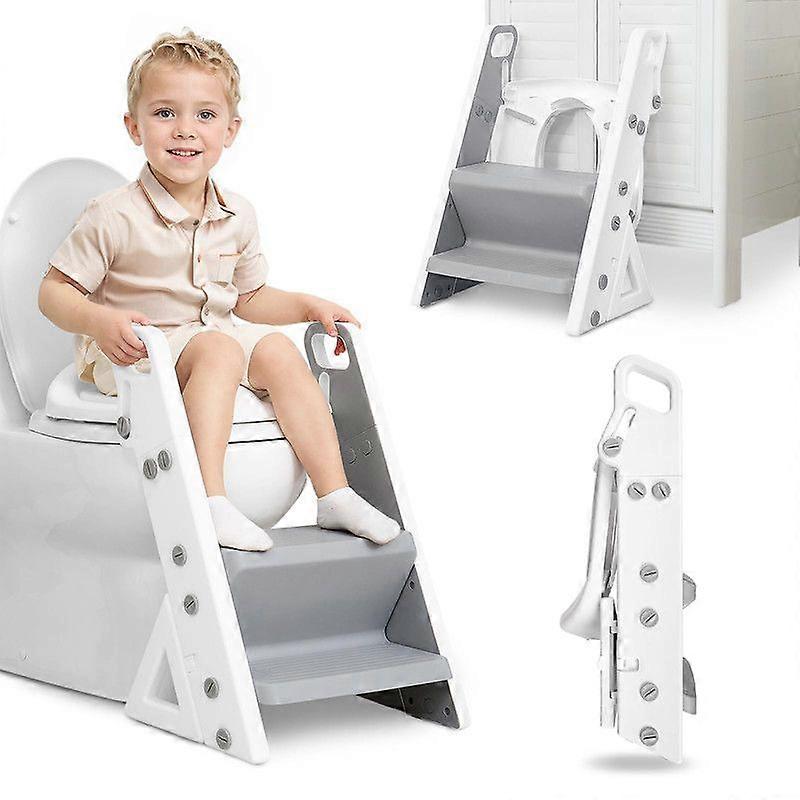 Easy Storage Potty Training Seat with Ladder, Adjustable