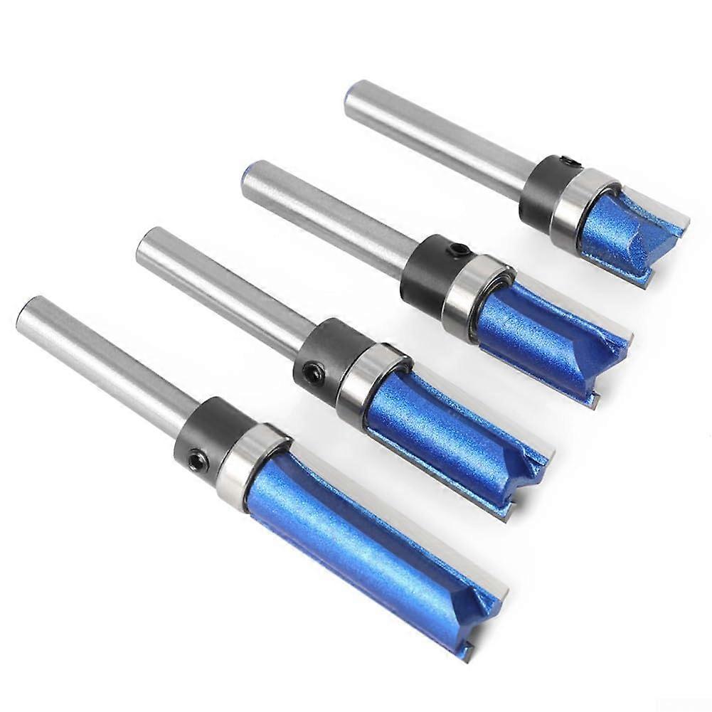 Performance 6mm Shank Flush Trim Router Bit With  Bearing 1# Model For Woodworking Projects