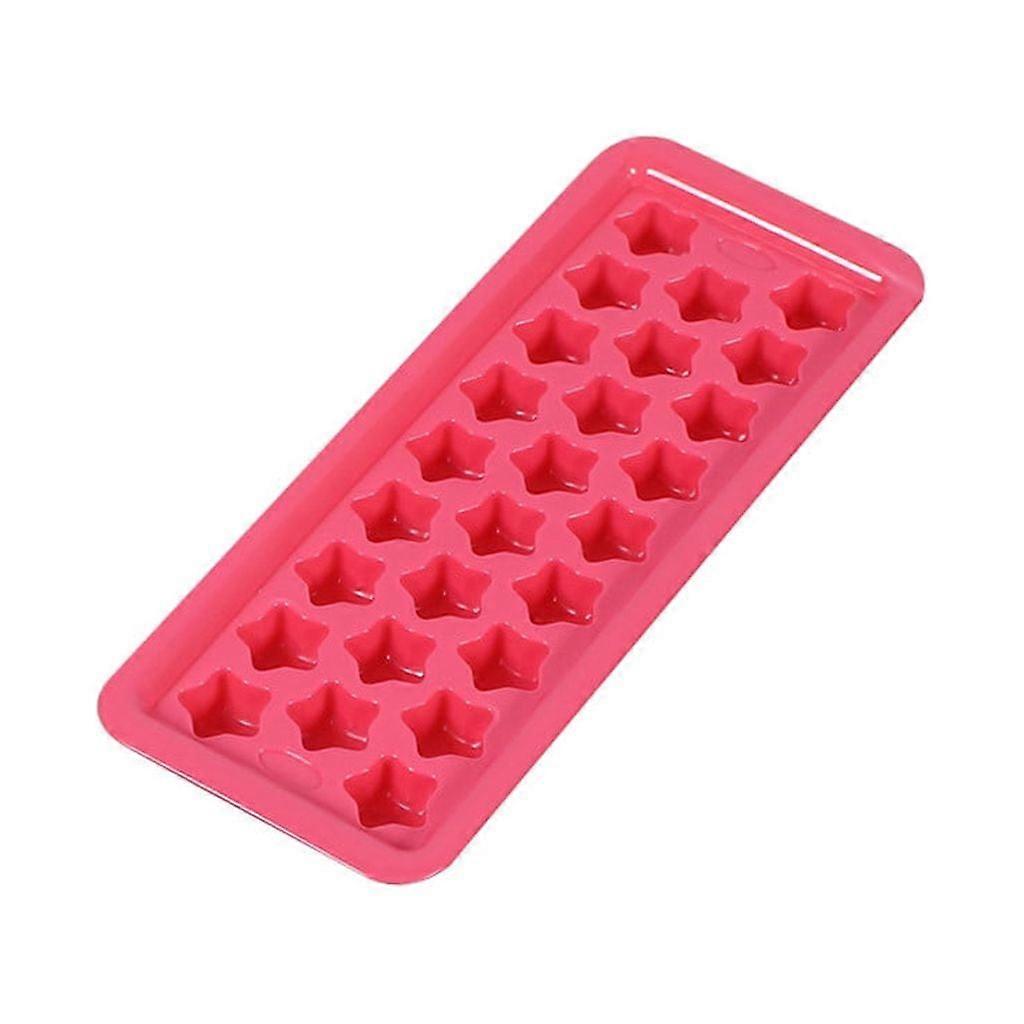 Fankiway Ice Cube Tray, Five Pointed Star Heart Shaped Ice Ice Pellet 26 Shaped
