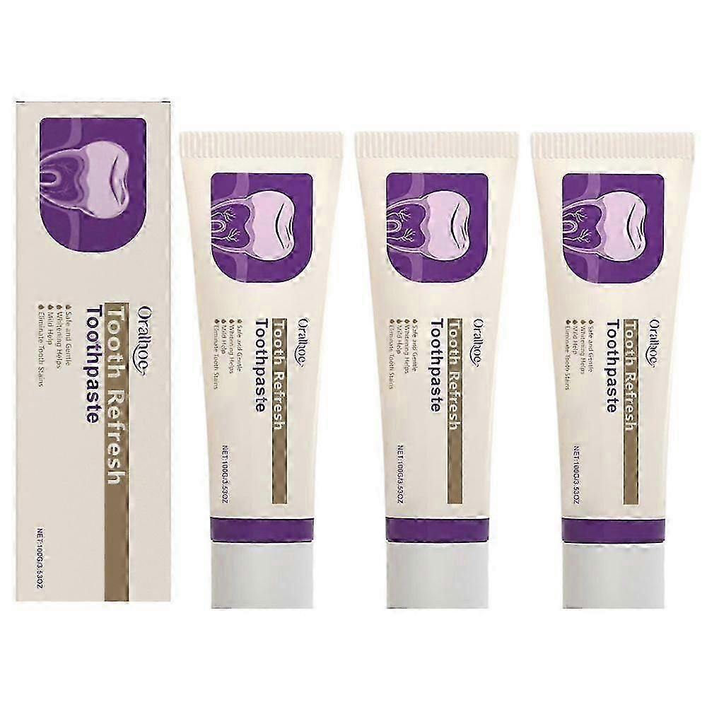 1-3x Nature Tooth Refresh Toothpaste, Hydroxyapatite Toothpaste For Sensitive Teeth