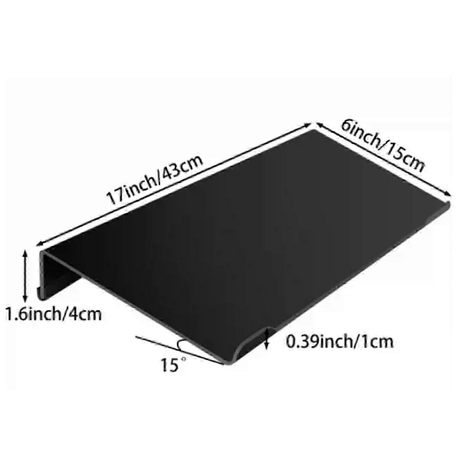 Computer Keyboard Stand Accessories Black Comfortable Acrylic Keyboard Riser