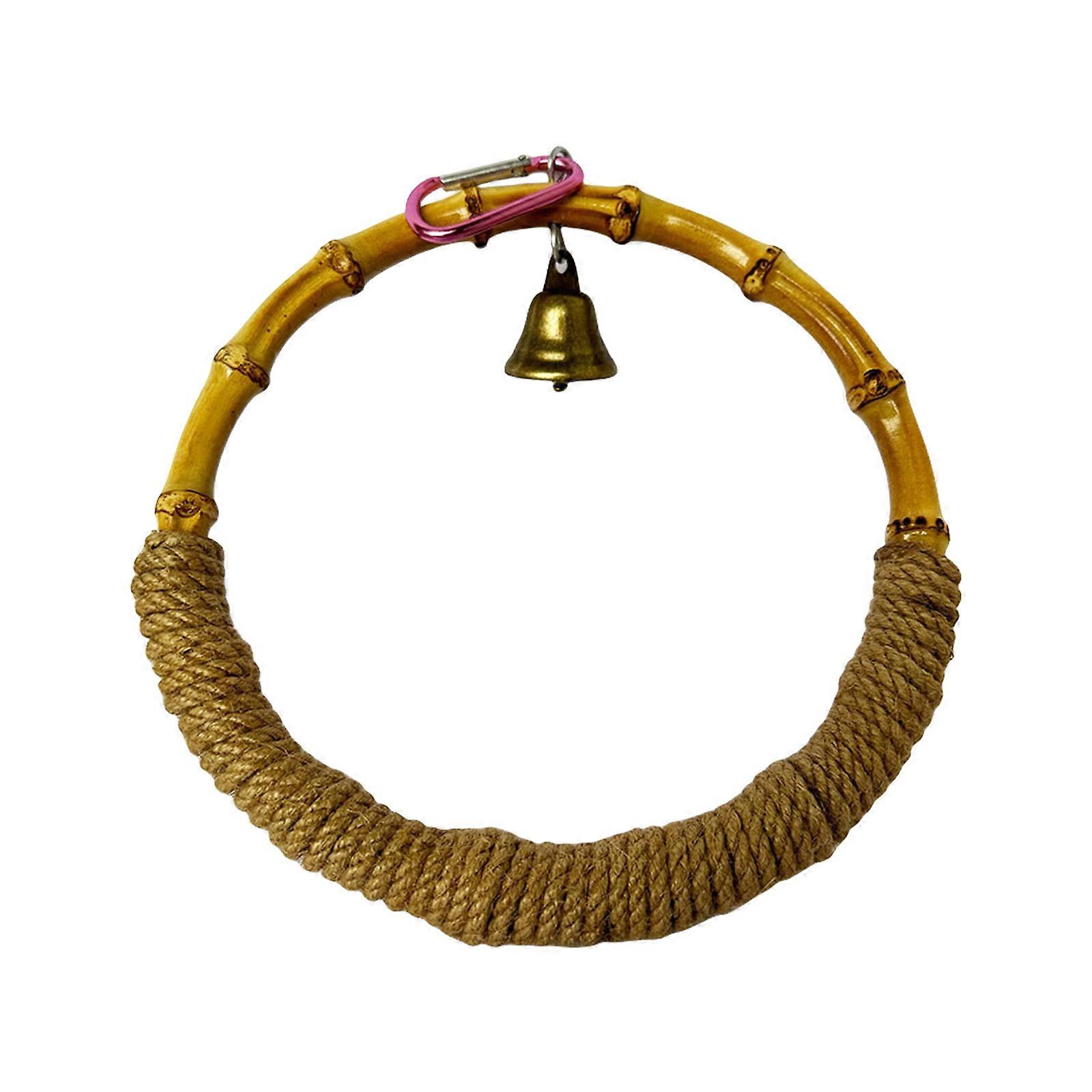 Multifunctional Parrots Stand Grinding Scratchers Toy for Conure Toy Hammocks Standing Toy for Parrot Multicolor