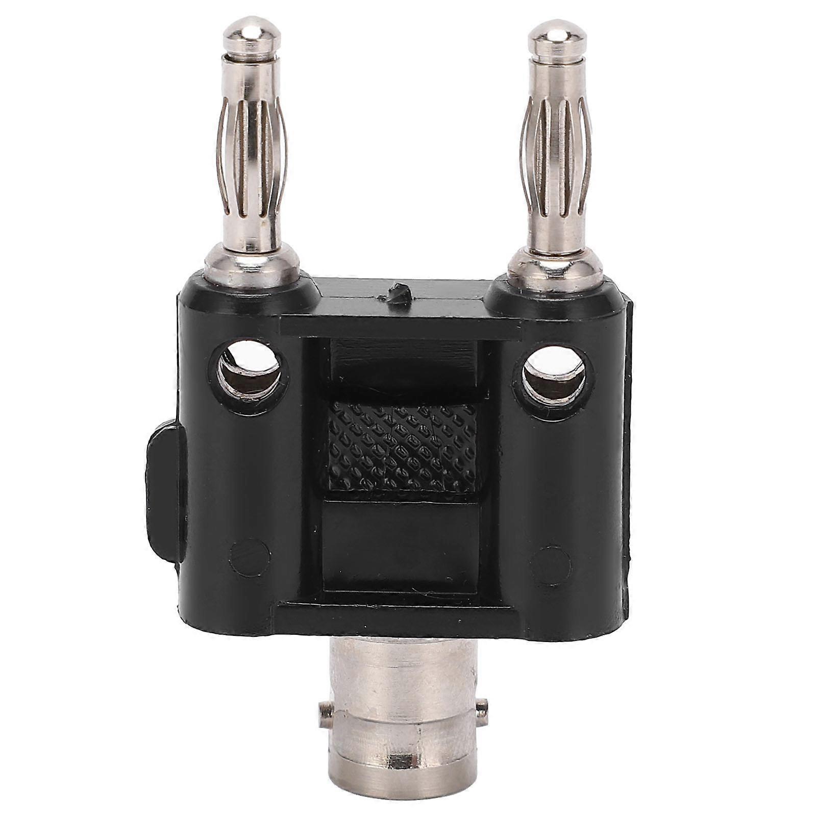 BNC Female to Banana Plug Connector Adapter Oscilloscope Testing Accessory Parts