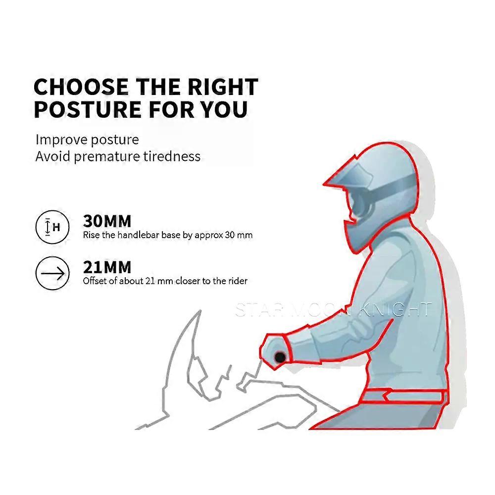 Motorcycle Handlebar Riser Drag Handle Bar Clamp Extend Adapter For Yamaha TRACER9 TRACER 9 GT 2022 2022 2023-