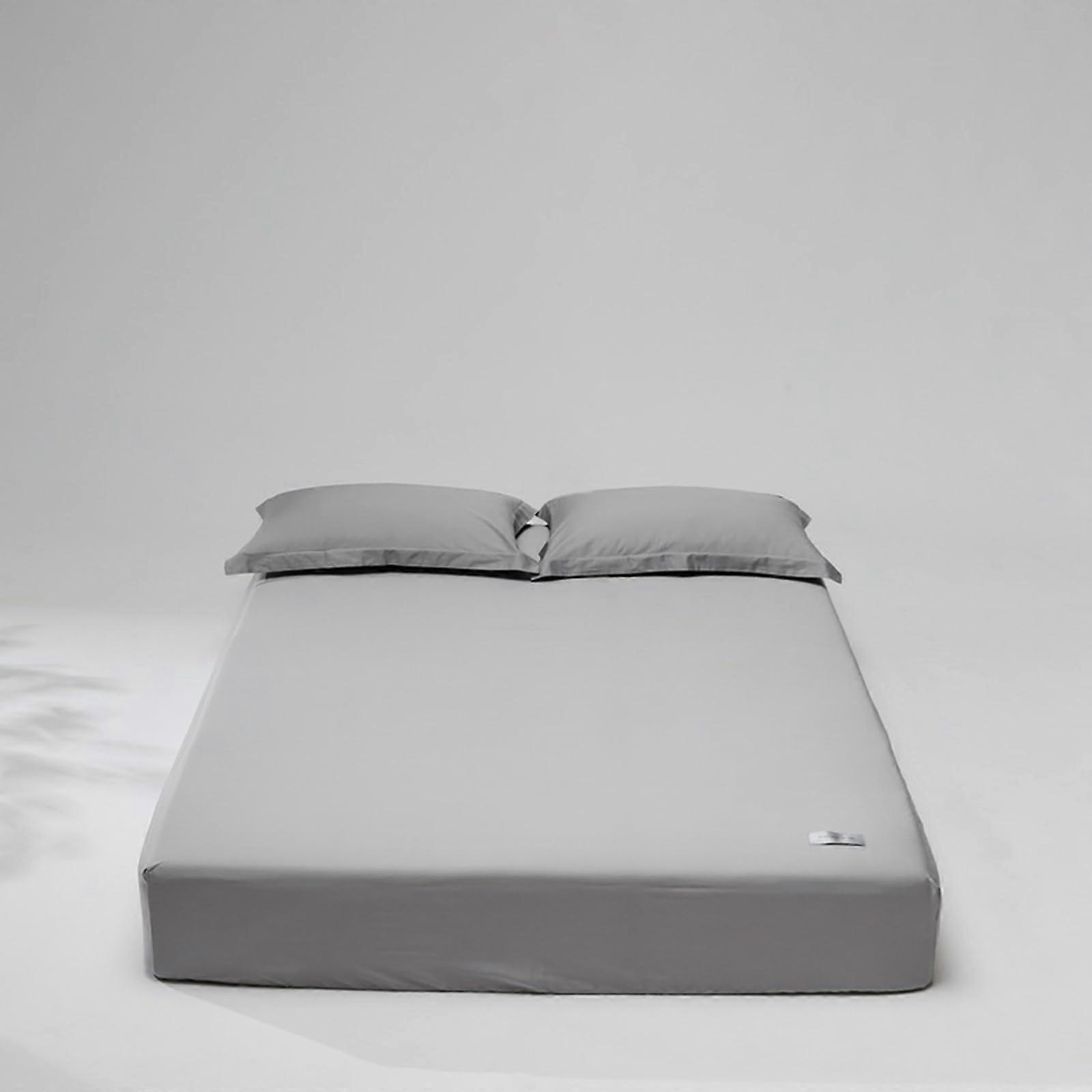 Deep Pocket Bed Sheets Cotton King Size Fitted Sheet 100x200+20cm Soft