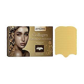 10-piece forehead mask patch, collagen patch for facial skin care on forehead, cheeks, and around the eyes.