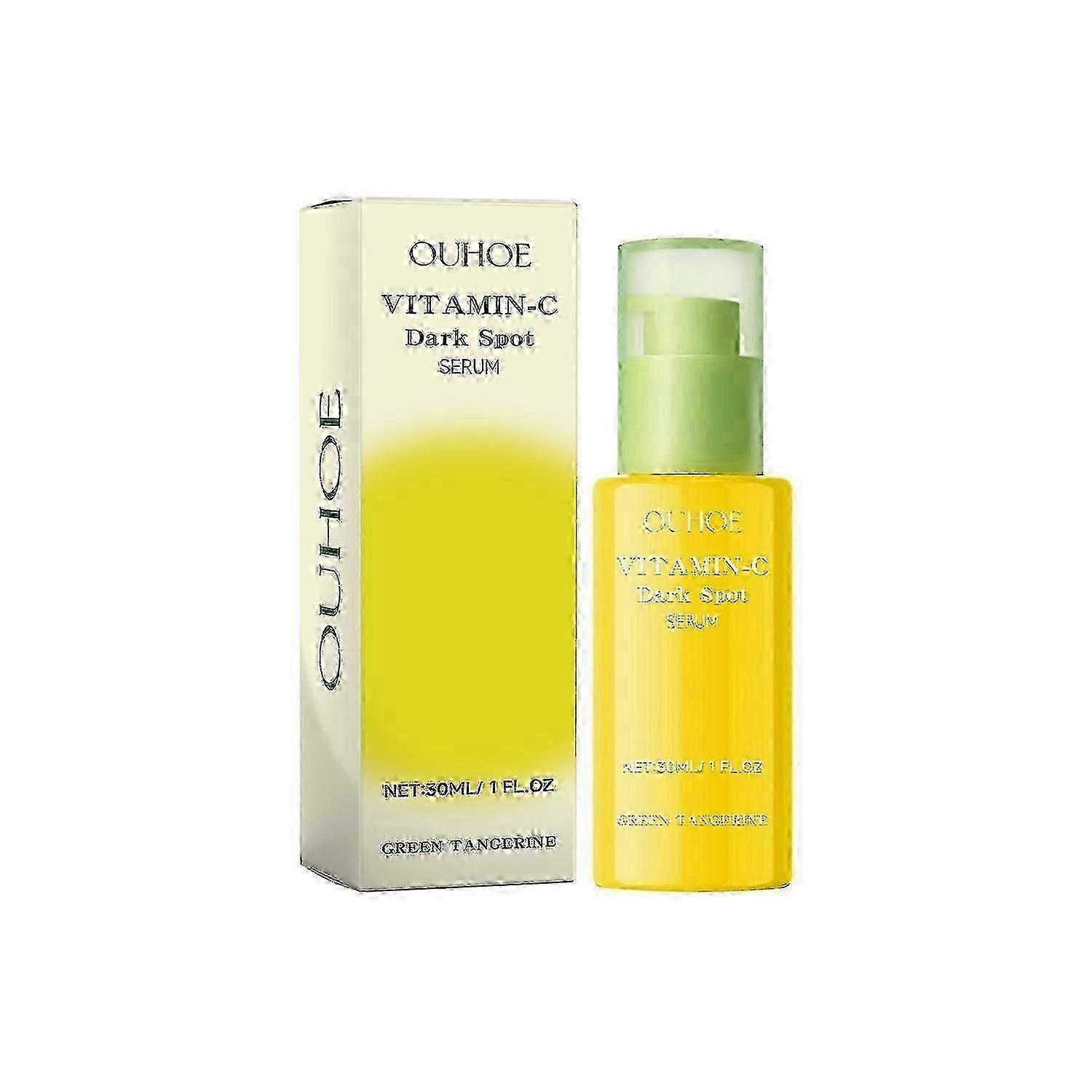 OuhoeビタミンCエッセンスは、小じわやシミを減らし、水分を補給し、引き締め、明るくしわを防ぎます