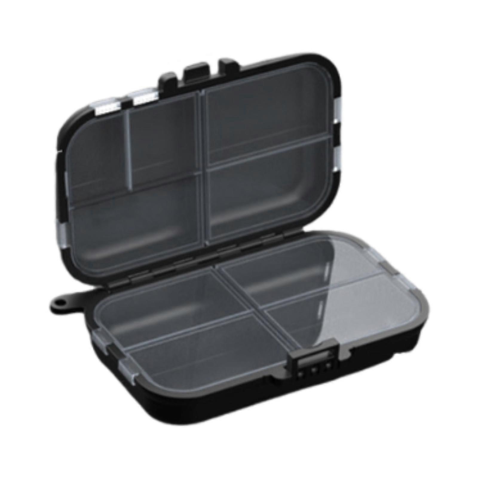 Fishing Lure Box Hooks Baits Storage Lightweight Snap Lock Accessory