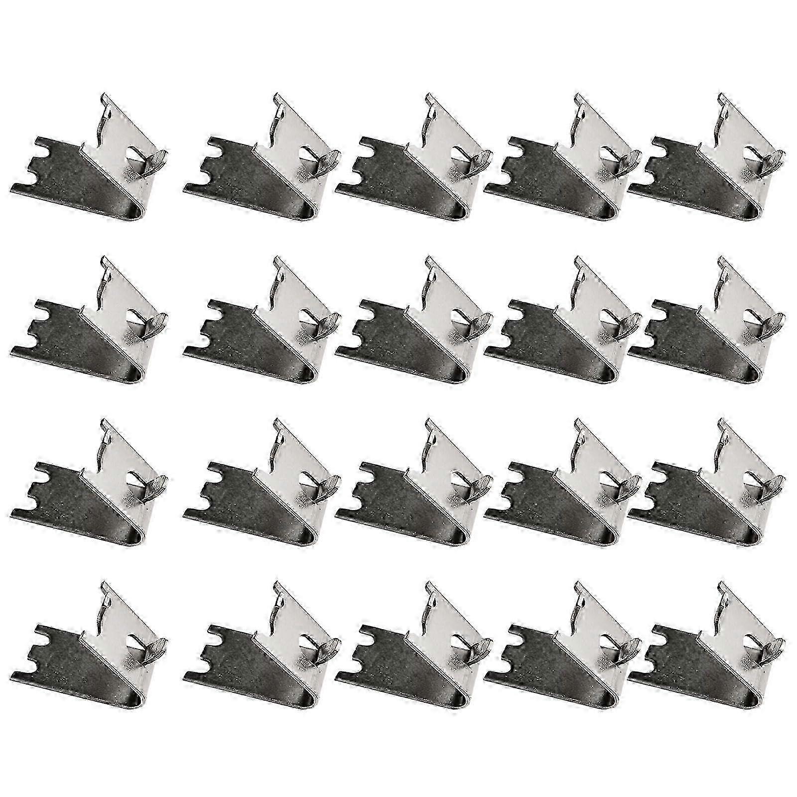 z 920158 Refrigerator Shelf Clips, 20PCS Freezer Shelf Clip Cooler Shelf Support