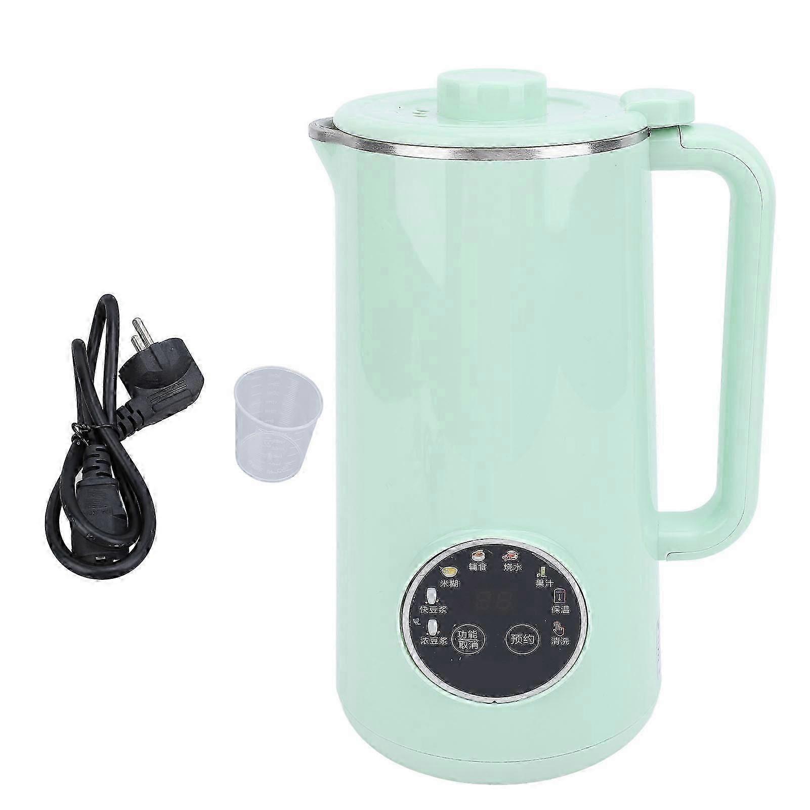 Nut Milk Maker Machine 800ml Stainless Steel Multifunctional Automatic Soy Milk Maker Blender with 10 Blades LED Display for Home