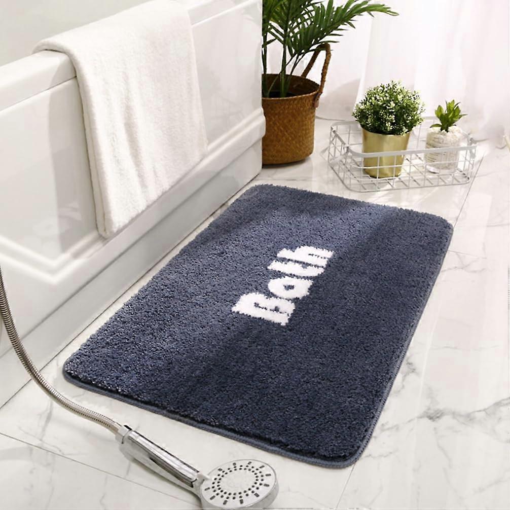 Simple non-slip bathroom mat, household absorbent microfiber