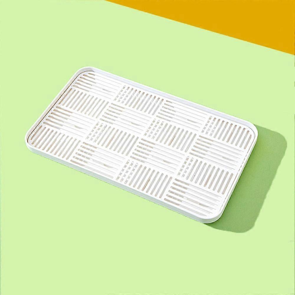Double Layer Dish Drainer Grids Design Cutlery Drying Tray New Tableware Drain Tray