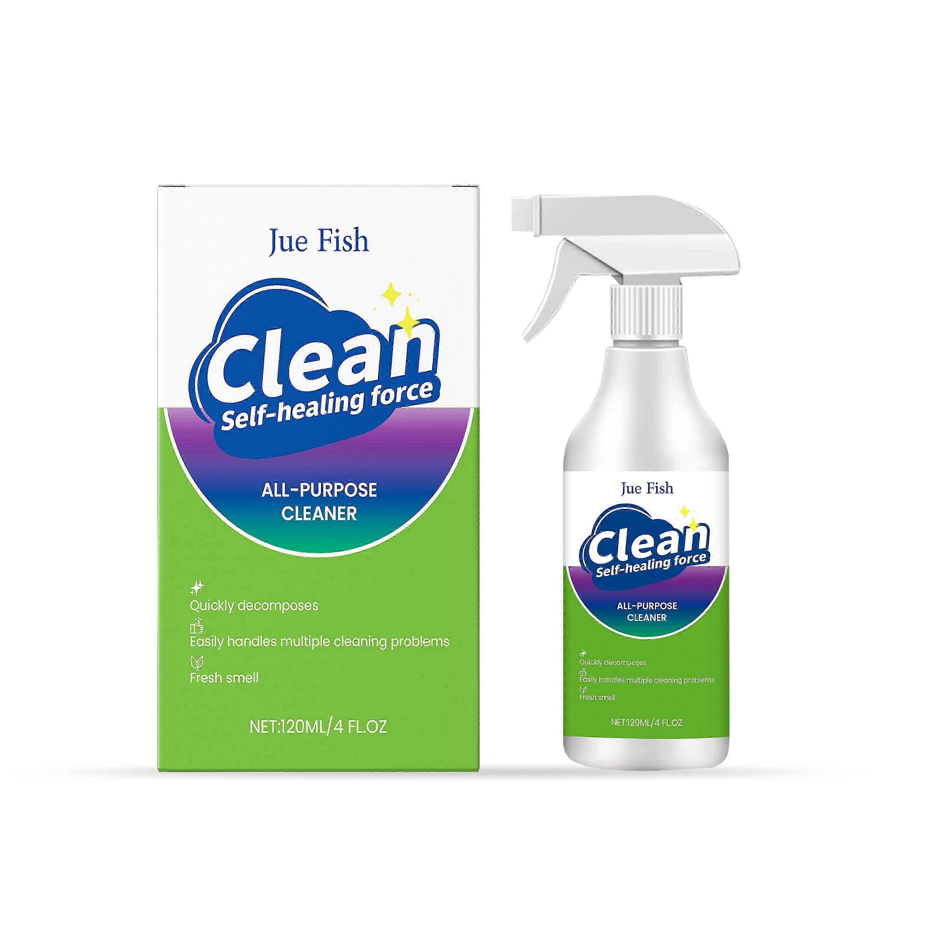 Jue Fish Multi-Functional Cleaner Kitchen Bathroom Multi-Surface Cleaning Stain Descaling Spray Cleaning Agent