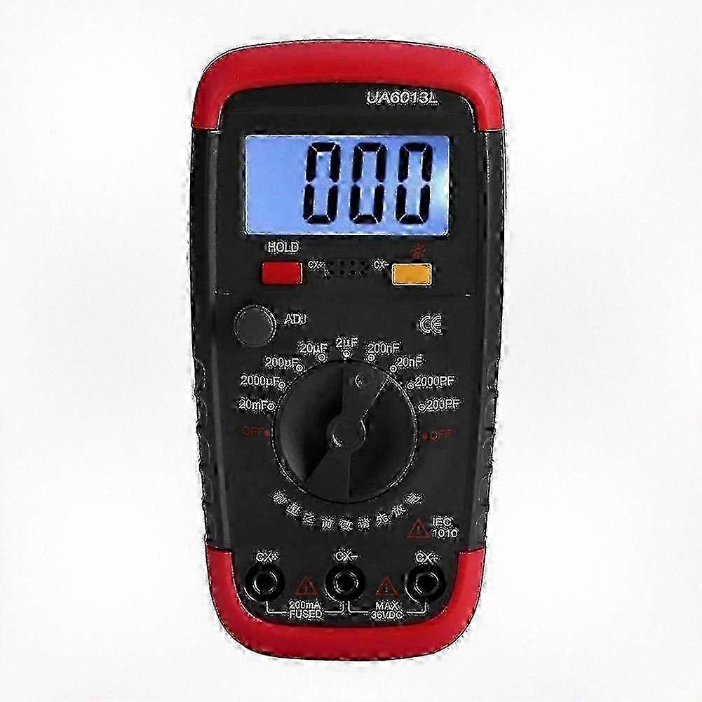 Professional Digital Capacitance Meter Multimeter for Capacitor Testing 0.1pf to 20,000uf with LCD Backlight