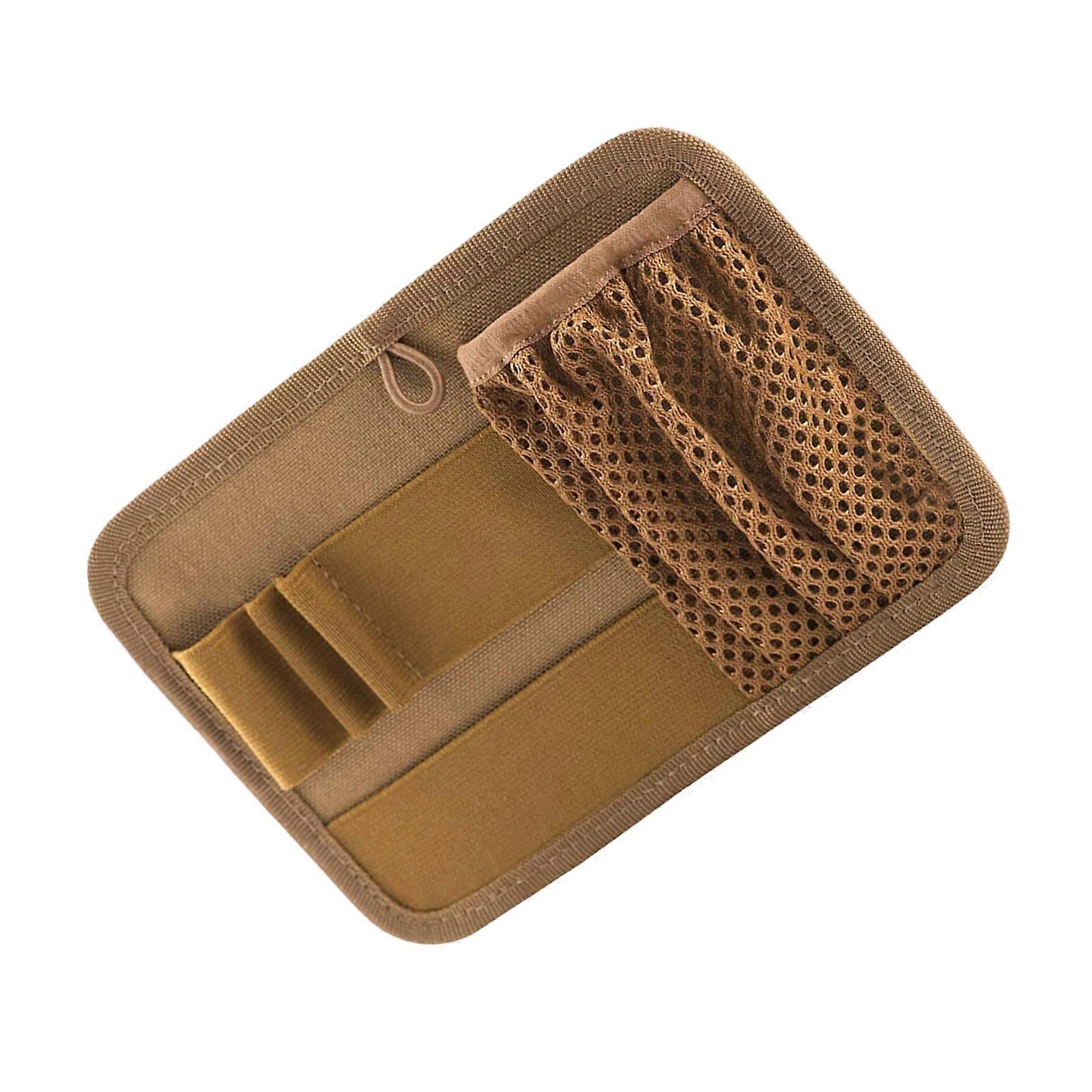 Key Holder Utility Admin Panel Hook and Loop Modular Organizer with Hook Fasteners Tactically Bag Insert Panel Organizer  Brown