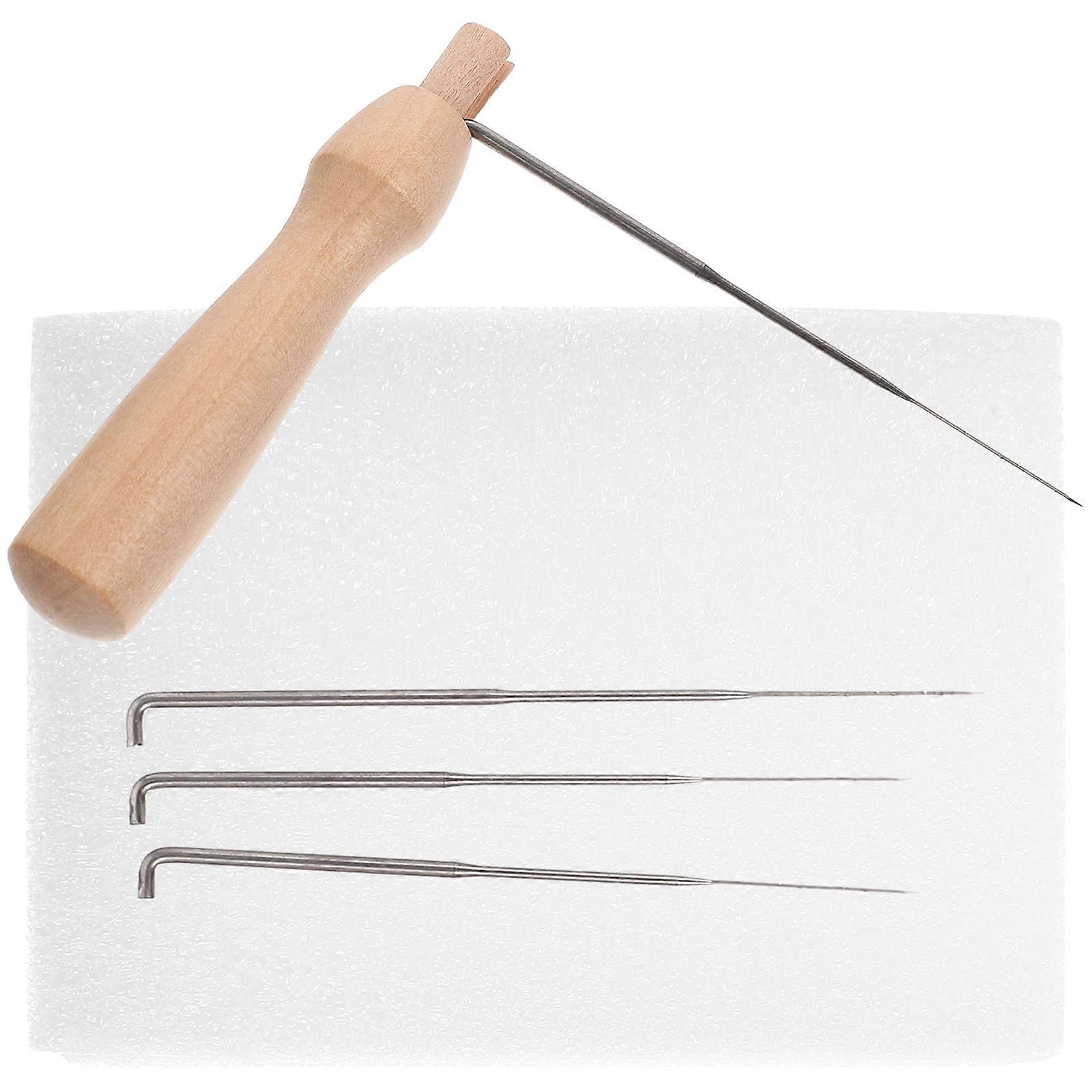 2 Sets of Wool Felting Foams Cushion Practical Needle Felting Work Pad Needle Pin Dense Pad