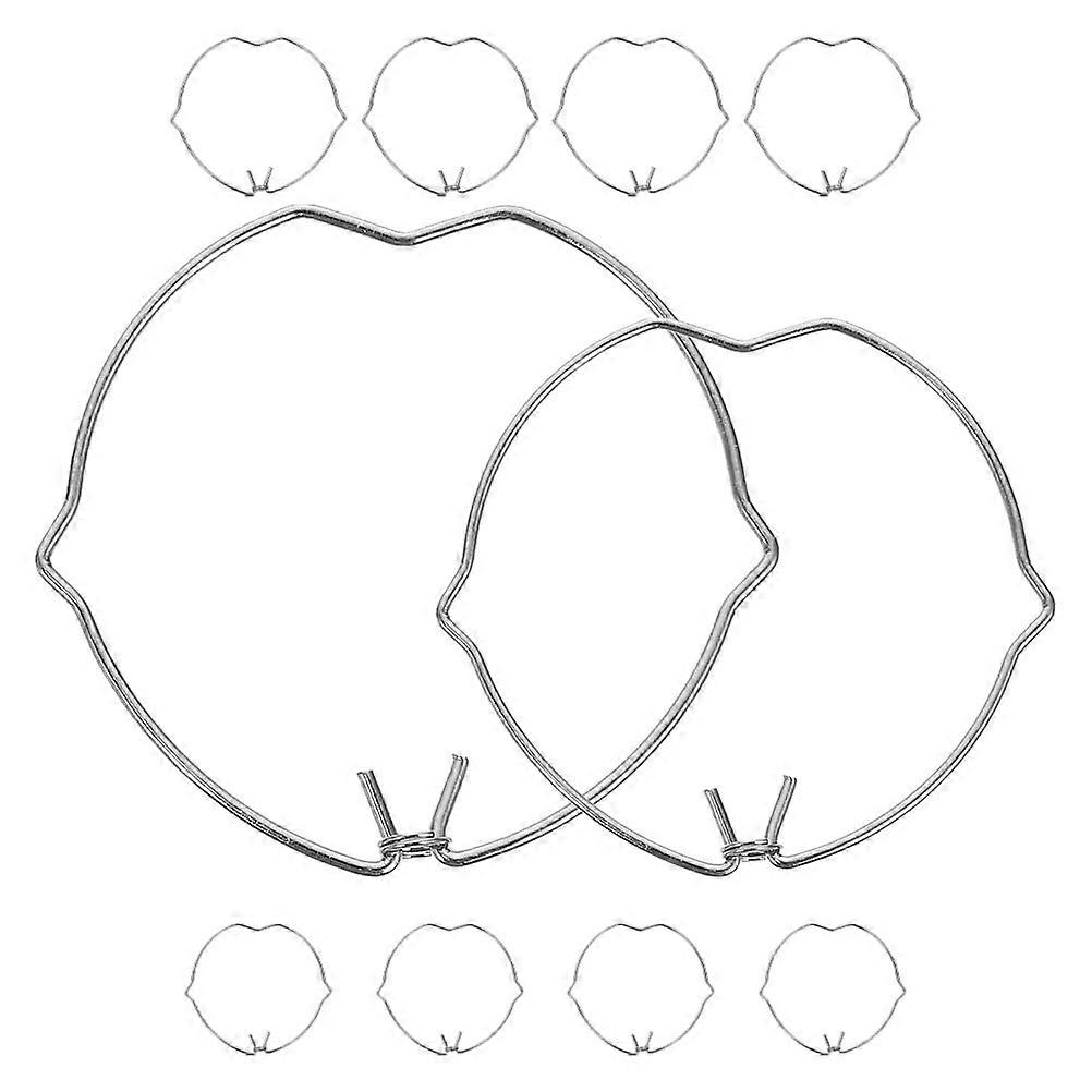 Silver Downlight Clips Manganese Steel for Fixation 10Pcs Spring Clips