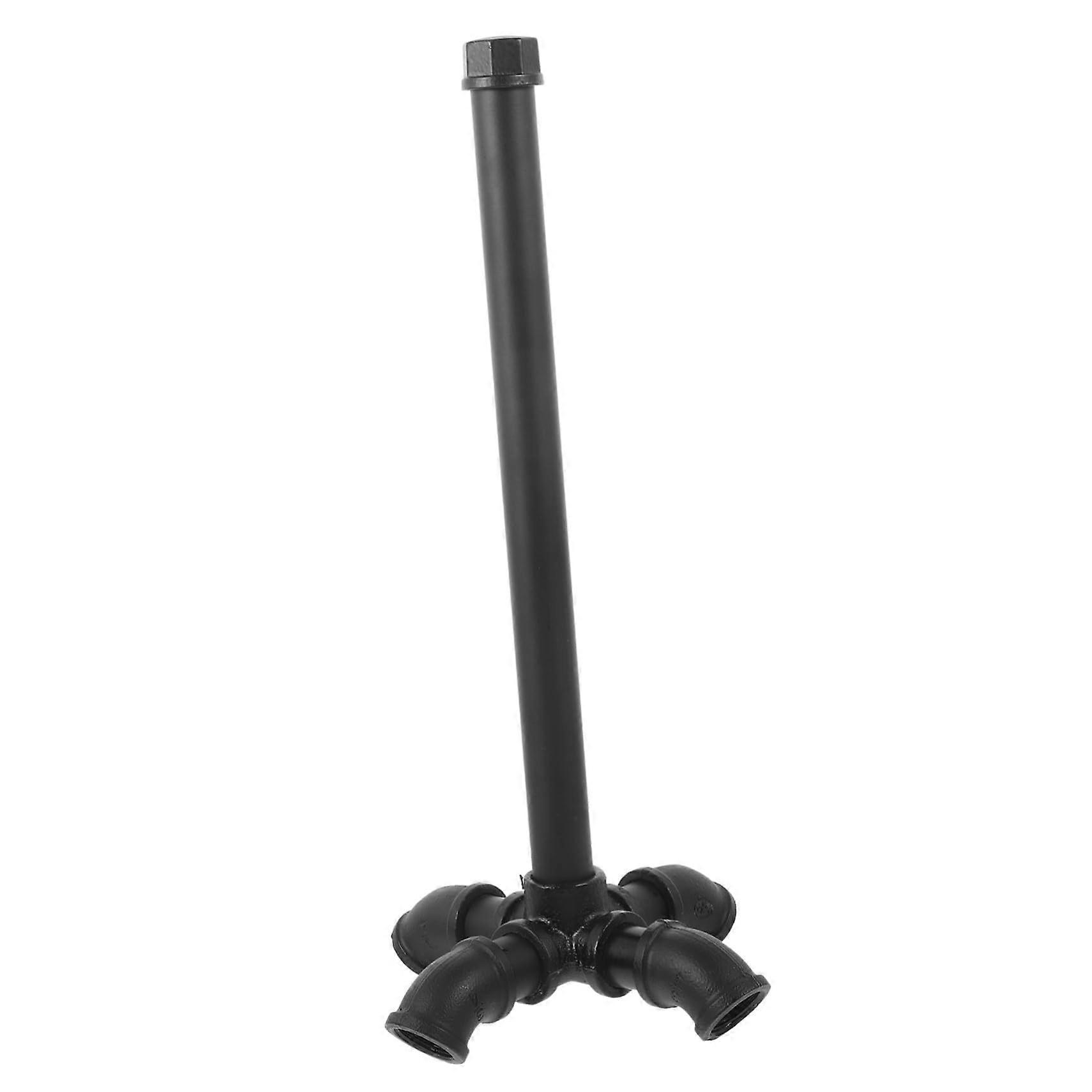 Paper Towel Holder with Stable Flat Base for Kitchen Countertop and Compact Space Organization