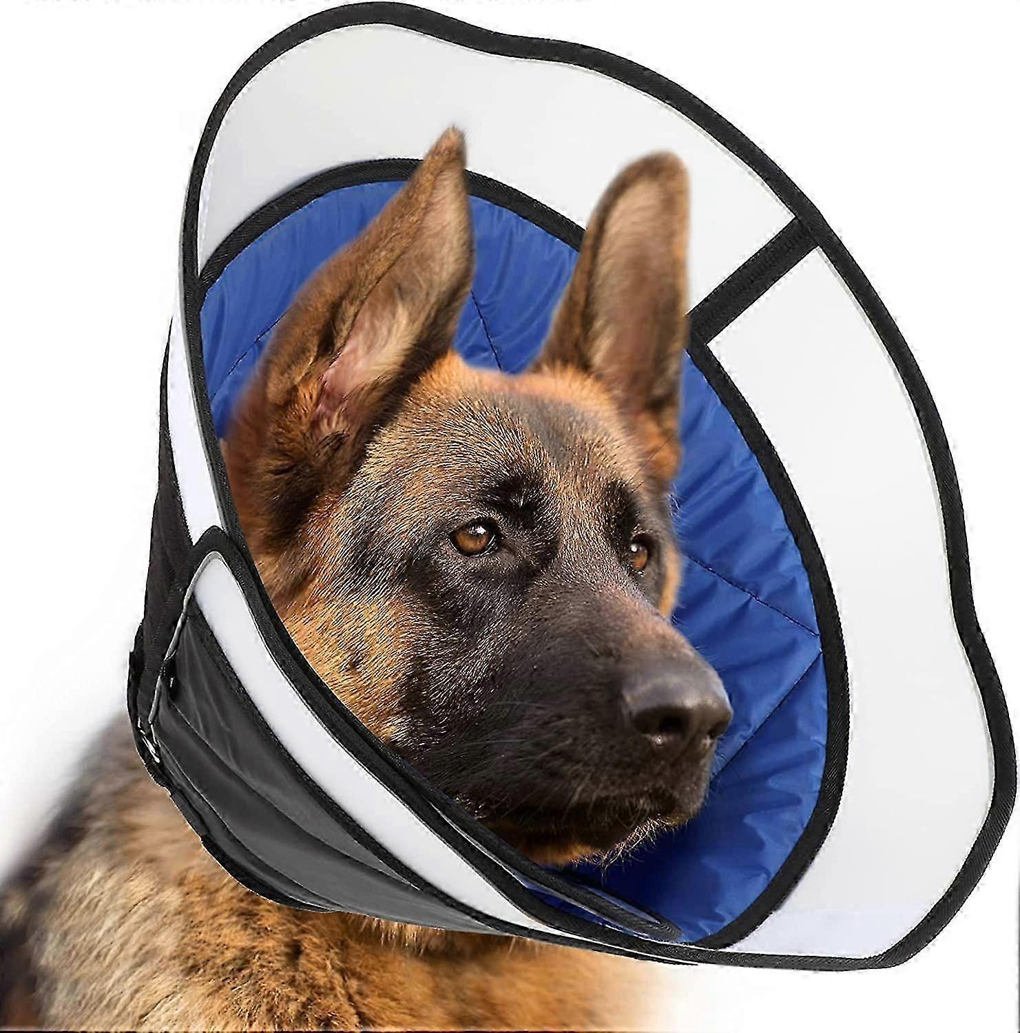 Manificent Dog Cone Collar for Dog After Surgery, Soft Recovery Cone for Medium