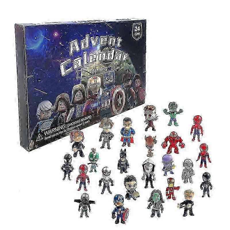 Anime Advent Calendar 24pcs/set Action Figures PVC Model Christmas Advent Calendar Countdown Toy Gift