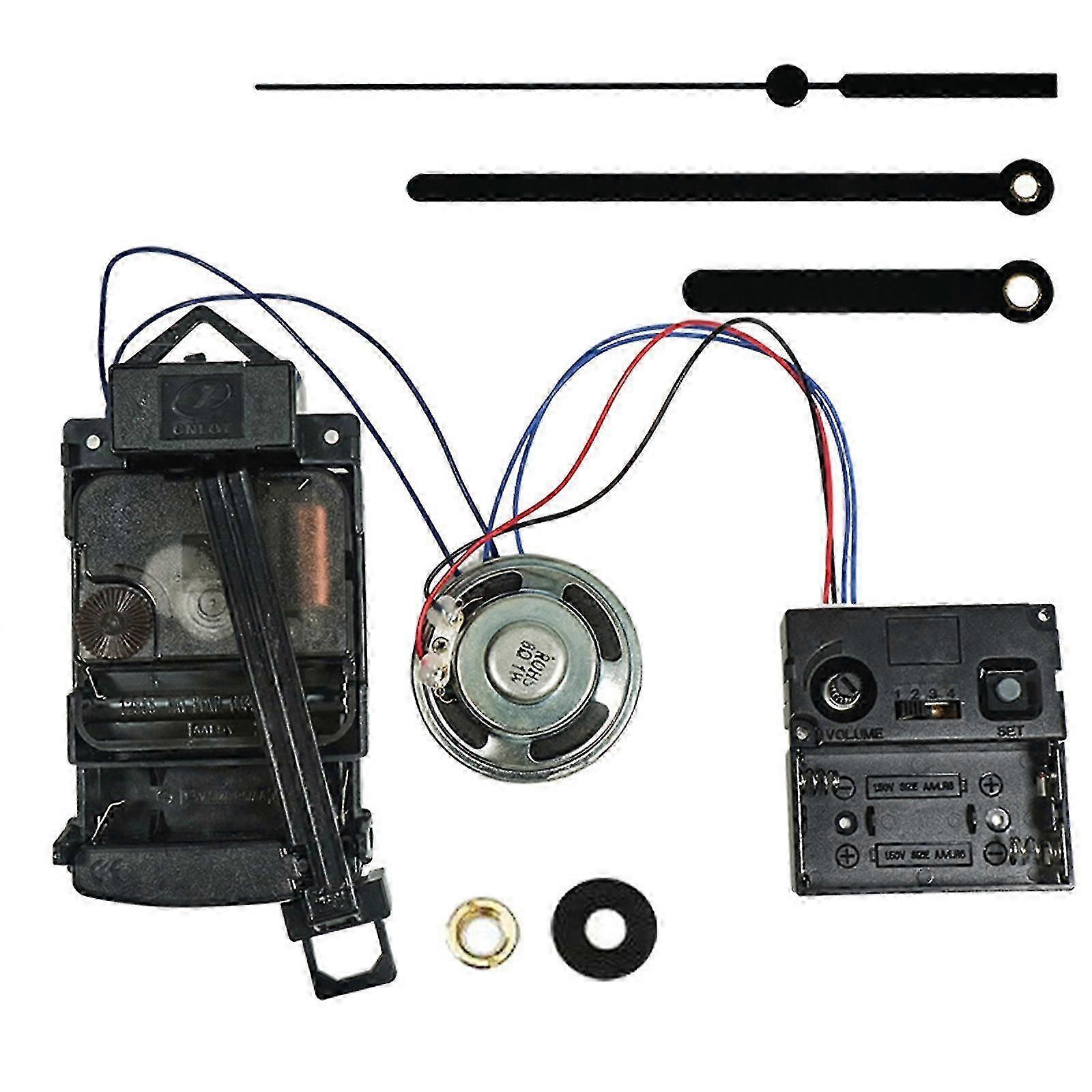 12888 Pendulum Movement Plastic Movement With Hands Step Clock Accessories