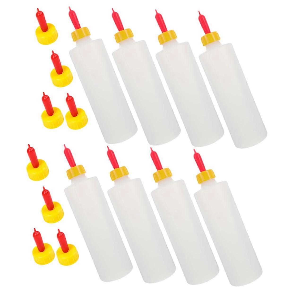 Calf Nursing Bottles with Pacifiers for Goats Lambs Cows Reusable Plastic Livestock Feeding