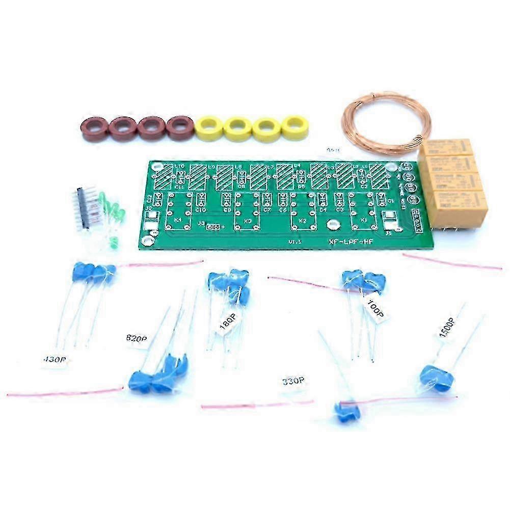 XF-LPF-HF Filter 12V 100W HF Low Pass LPF Unit 3.5Mhz-30Mhz DIY Kits 2025