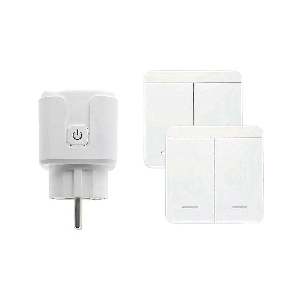 Wireless Window Door Sensor, Magnetic Contact Switch, AC220V 2500W, Ideal for Extractor Hoods and Home Security EU Plug