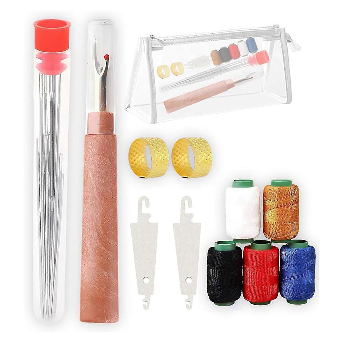 37PCS Sewing Tool Set, Needles Thread Hand Repair Tools