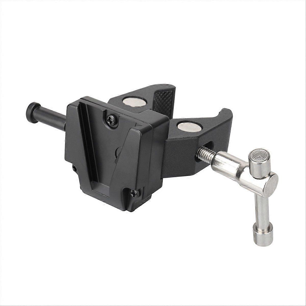 V-Lock Female Quick Release Mount Adapter with Crab Clamp for DSLR V Mount Battery Camera Battery P