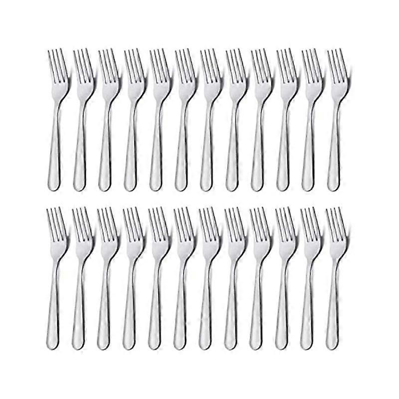 24 Pieces Dinner Forks Set 7.1 Inch, Forks Silverware, Forks for Home