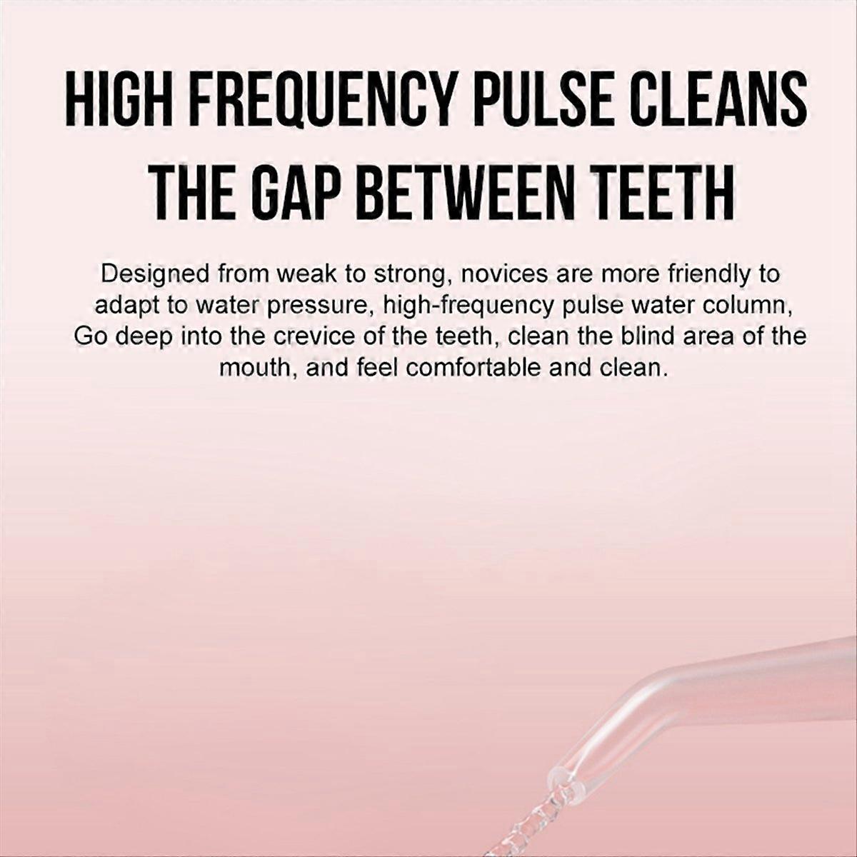  for Teeth,Cordless Water Teeth Cleaner Picks Black