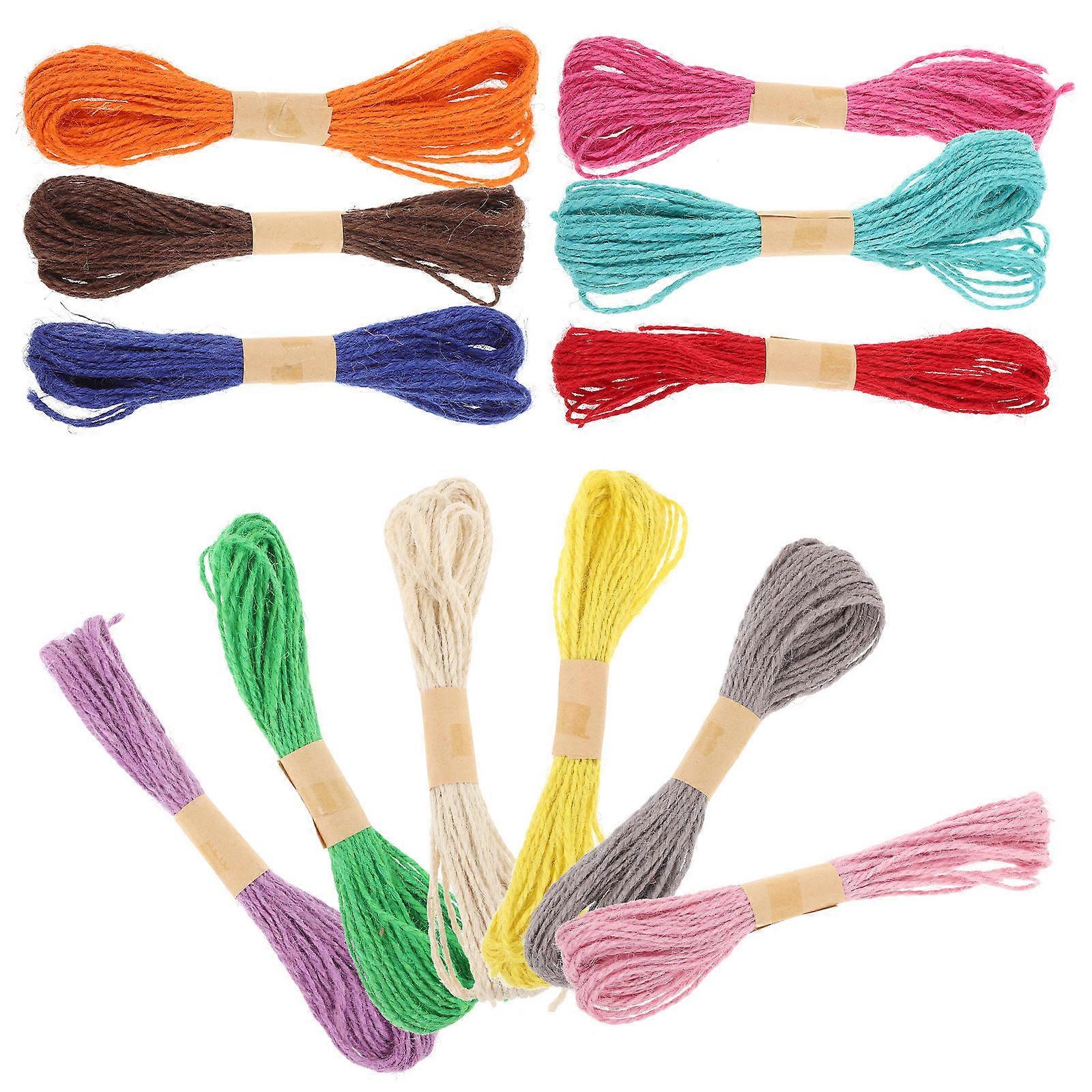 Friendship Bracelet String Braided Rope For Classroom Use Educators Straw 12 Sets