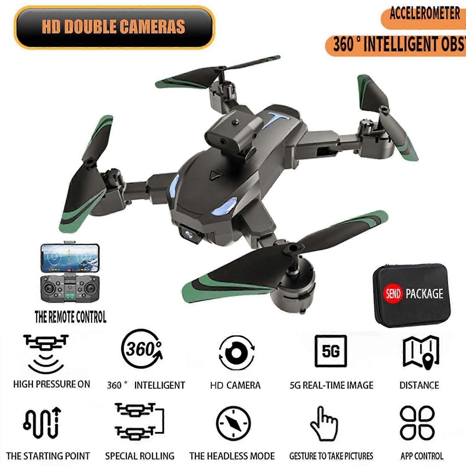 VALSEEL Obstacle Avoidance Foldable HD Lens Drone Aerial Photography Remote Control Drone Drone with Camera