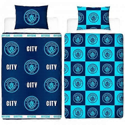 Manchester City FC Crest Reversible Duvet Set