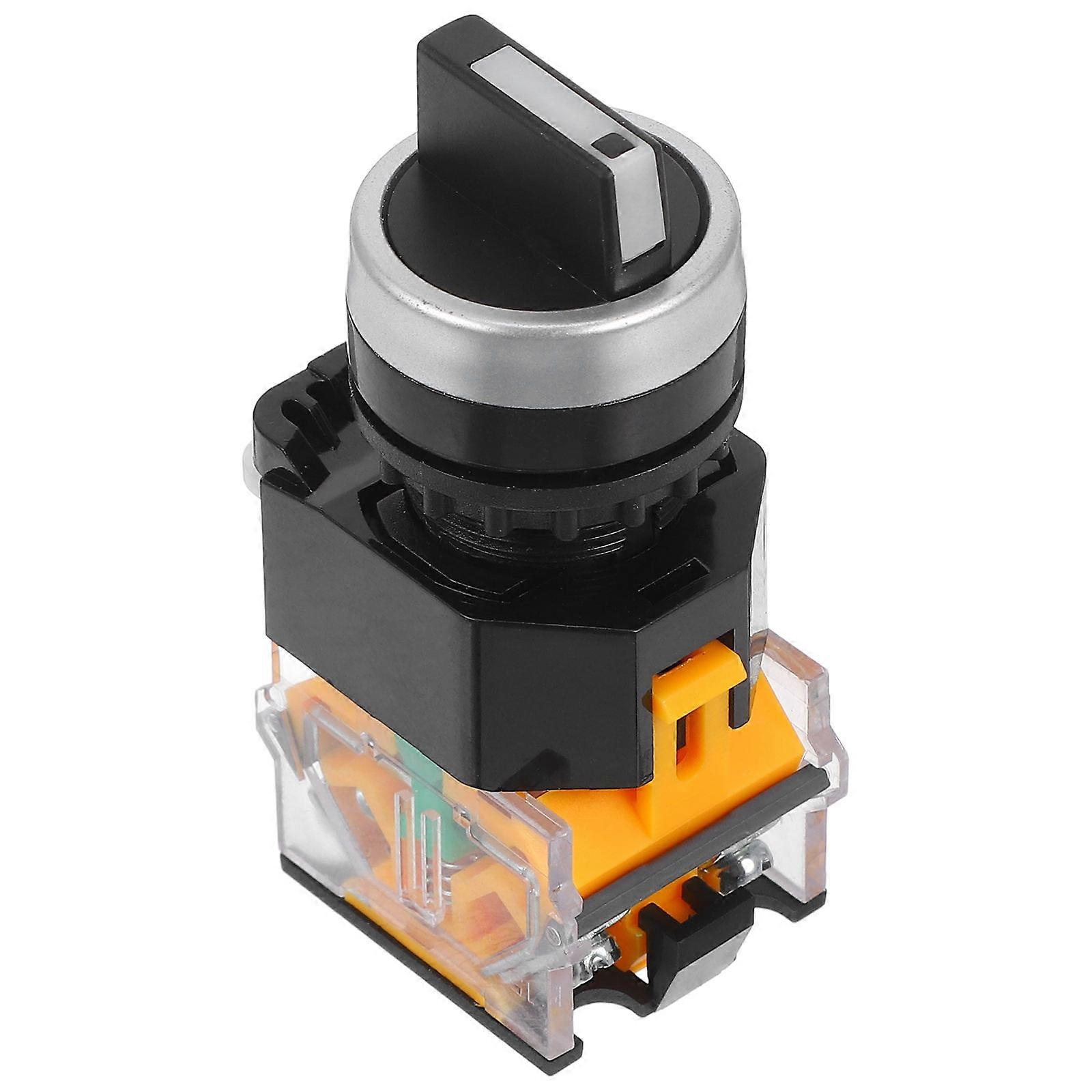 Self Locking Rotary 3-Position Selector Switch with Maintained Latching for Electrical Equipment