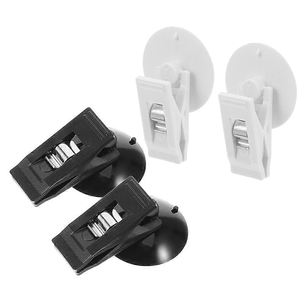 Car Ticket Card Clips for Car Use 2Pairs Secure Windshield Suction Holder