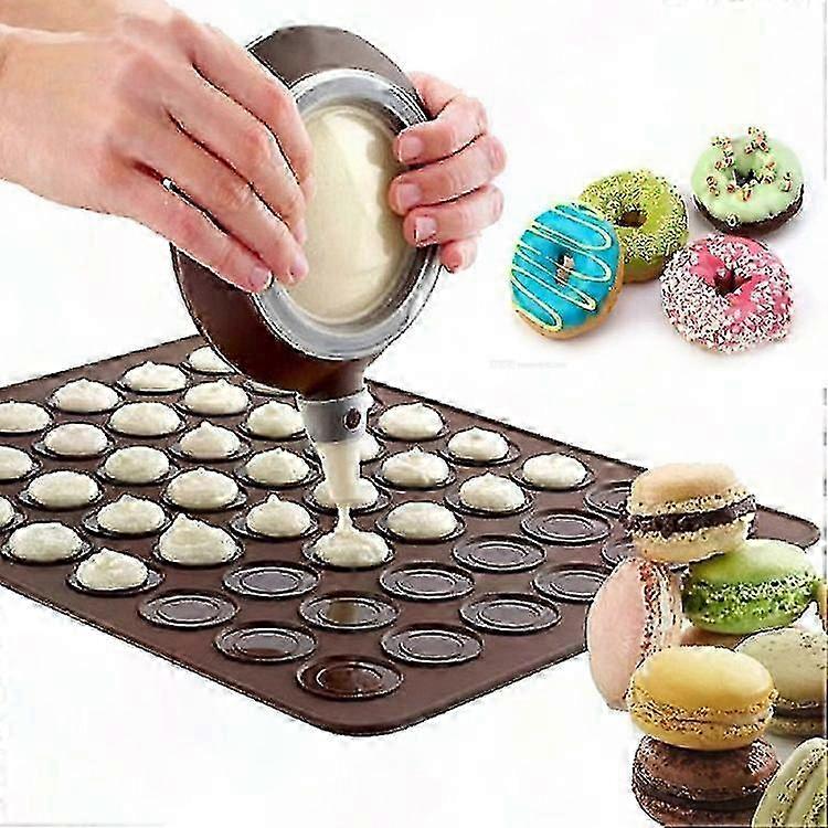Macaron Baking Tray Mat Set, 26x29cm Meringue Mold For Perfect Macarons