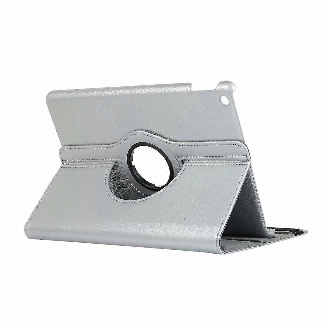 Case For Ipad Air/air2/ 9.7 2017/2018 Silver Leather Litchi Texture
