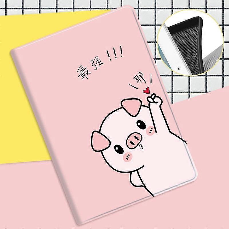 Stylish Case For Ipad 10th 10.9" Heart Pig Mini